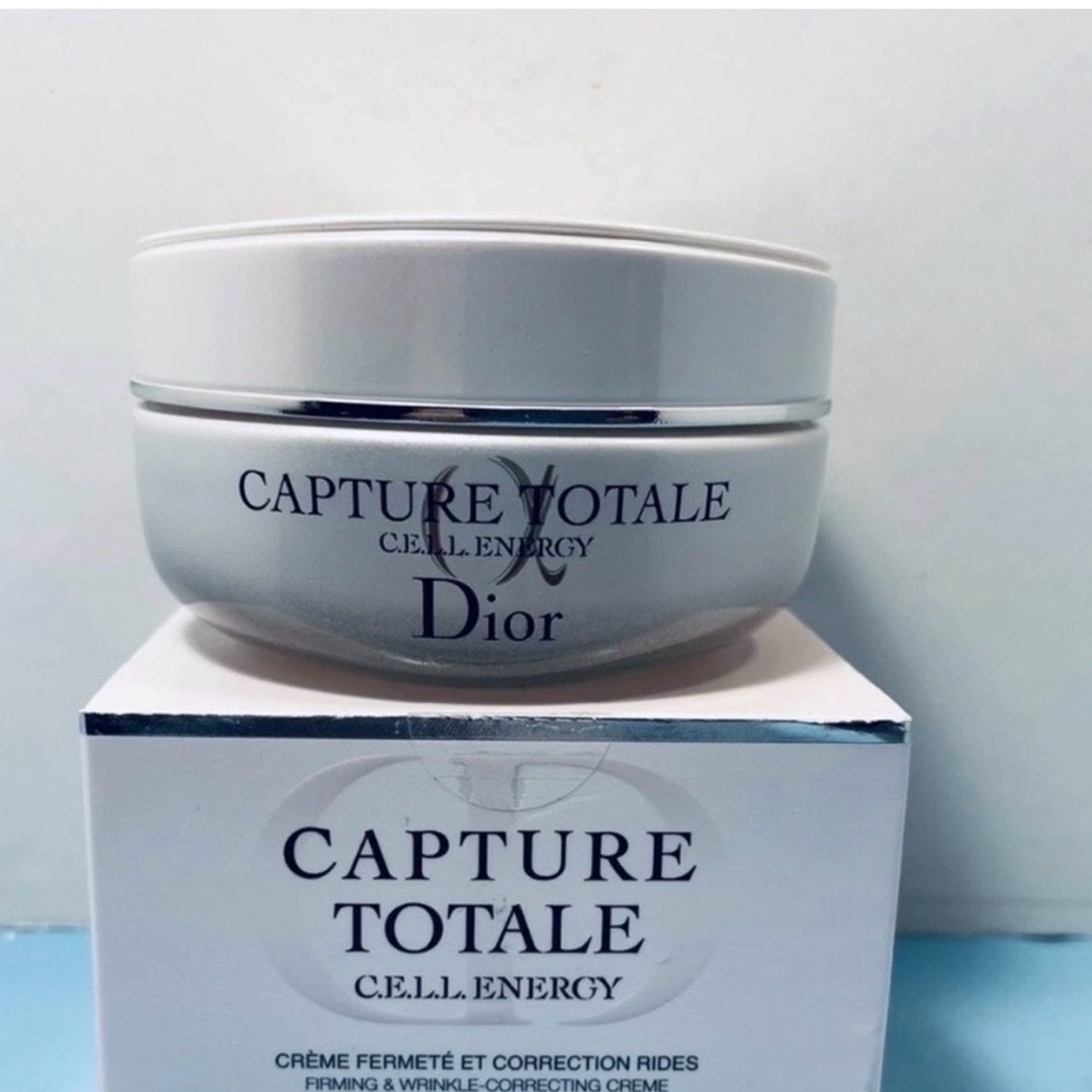 Dior Capture Totale Moisturizer - White and Silver $95 Retail (No box)